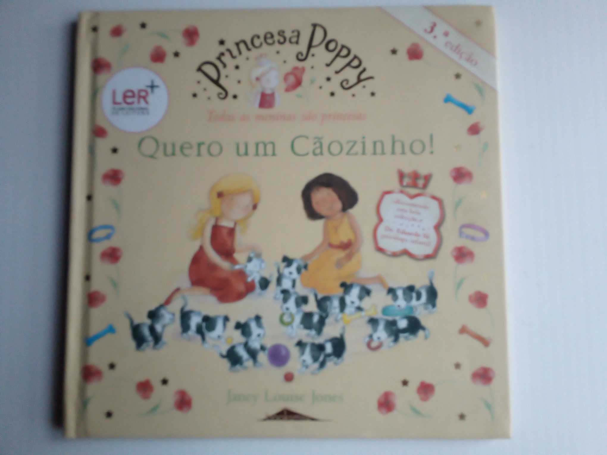 Livros "Contos", de Charles Perrault e "Quero um Cãozinho", de Janey J
