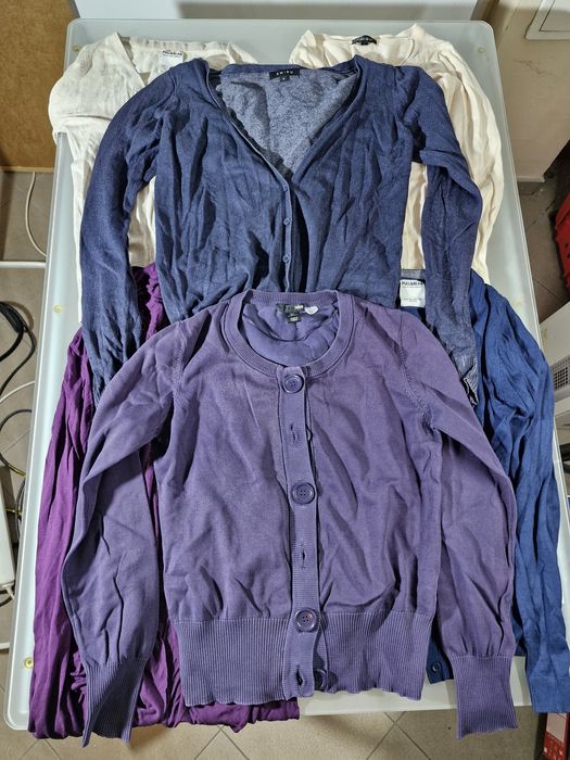 Zestaw 6 szt. Sweterków Rozpinanych Damskich Rozmiar S