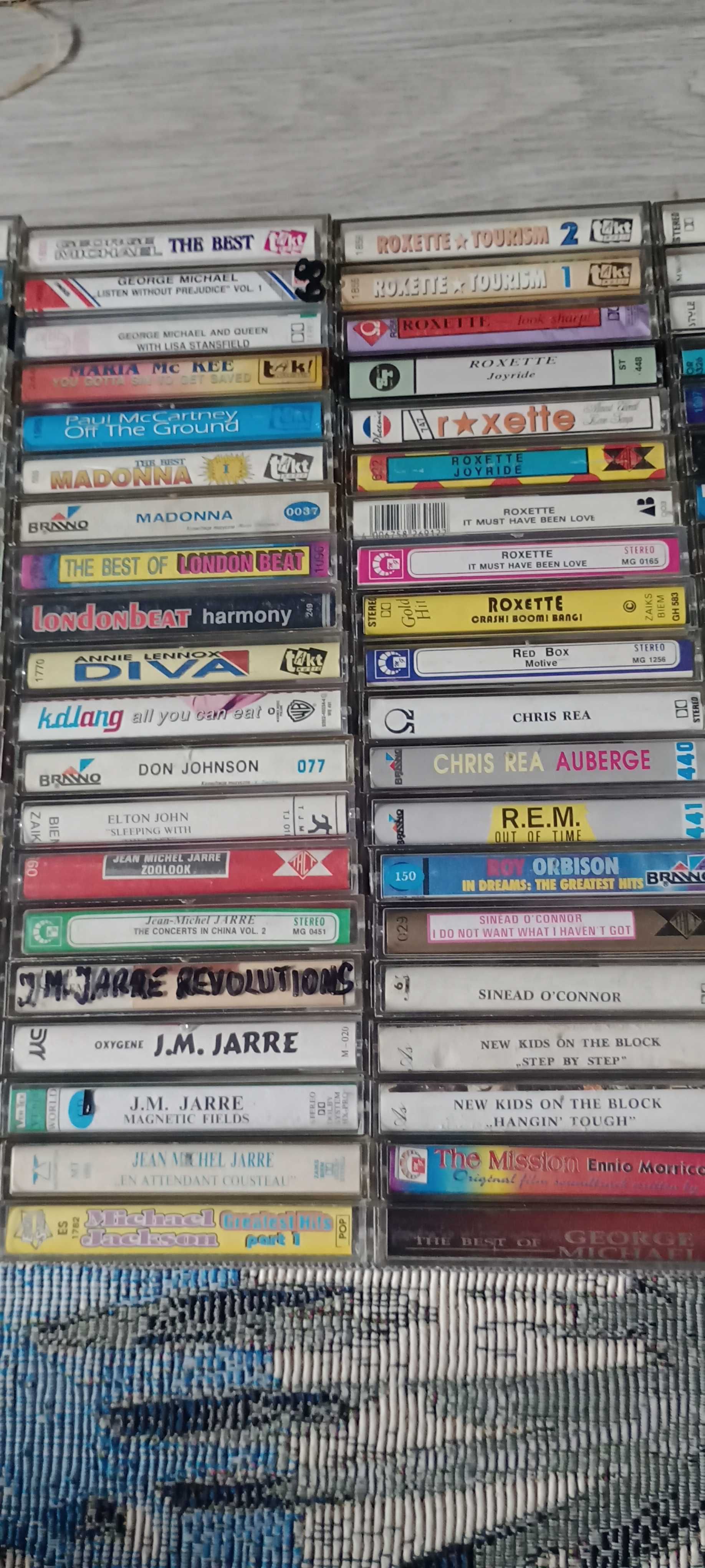 Kasety magnetofonowe lata 80 90 pop dance lub zamiana na inne kasety