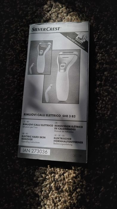 SilverCrest Removedor de Calosidades (acompanha 2 pilhas)