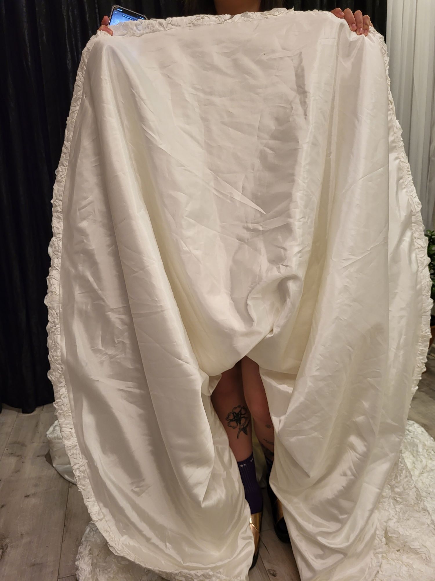 Плаття весільне зі шлейфом, платье свадебное, сукня на xxs- s