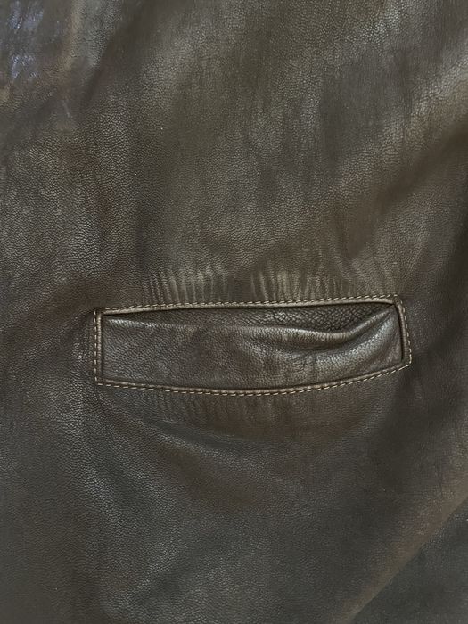 casaco de pele genuína homem