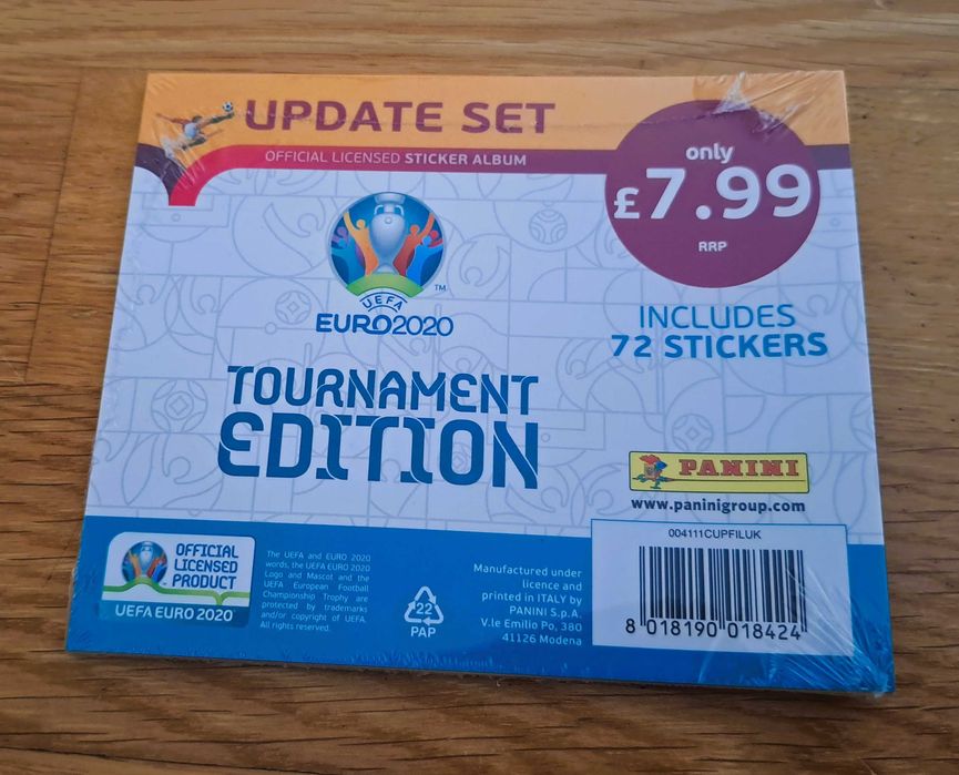Update Cromos - Pack Atualização - Euro 2020 TE - Panini