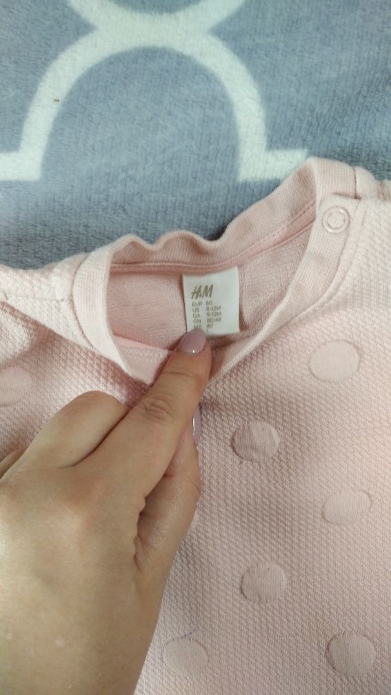 Sukienka h&m 80 różowa