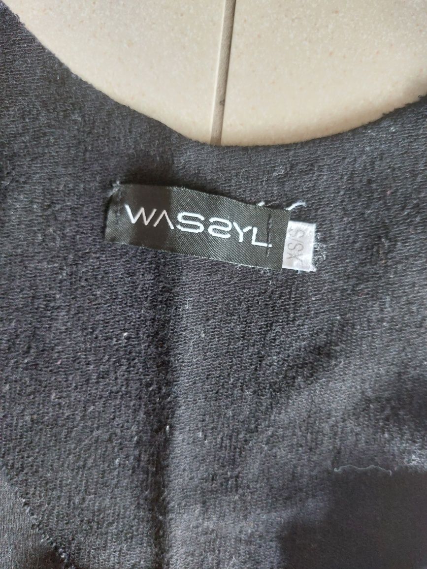 Czarny top bokserka wassyl XS/S