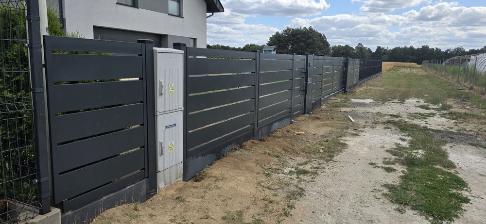 Ogrodzenie Ogrodzenia Frontowe Palisadowe Panelowe