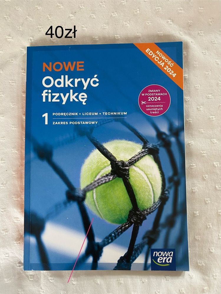 Książka do szkoły ponadpodstawowej do fizyki
