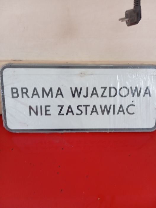 Tablica na bramkę