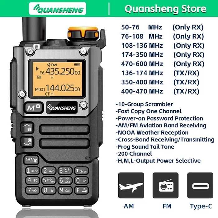 Радіостанція Quansheng UV K6