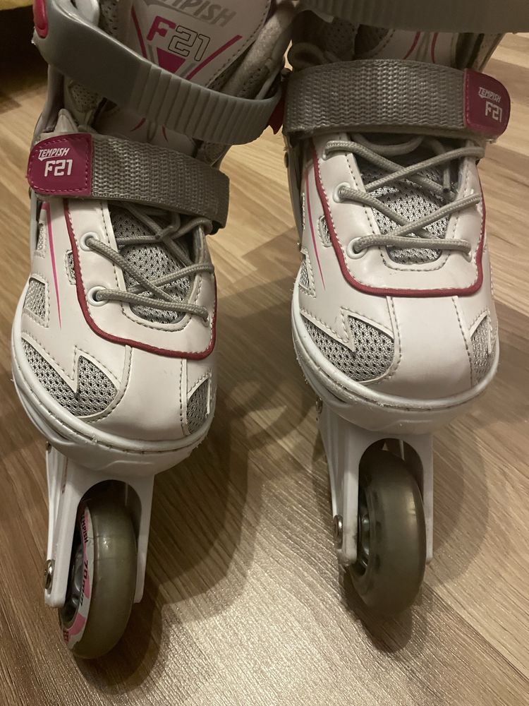 Rolki Łyżwy 2 w 1 Tempish F21 Duo Lady Rozmiar regulowany 33-36