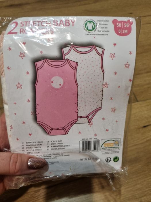 Body 50 56 zestaw komplet dla dziewczynki