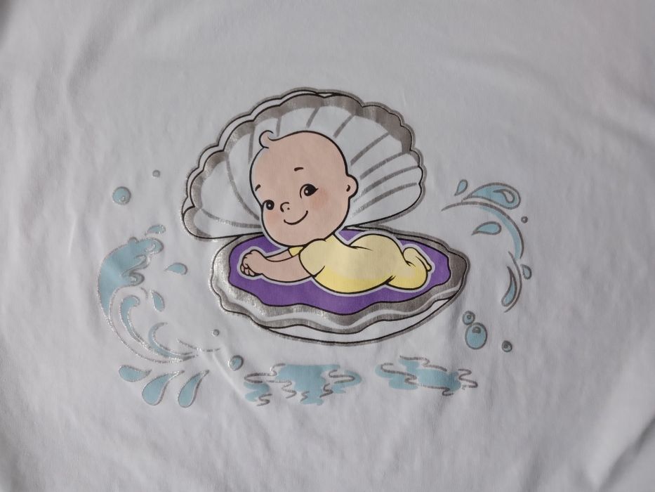 Ciążowa Bluzka Tunika T Shirt XL