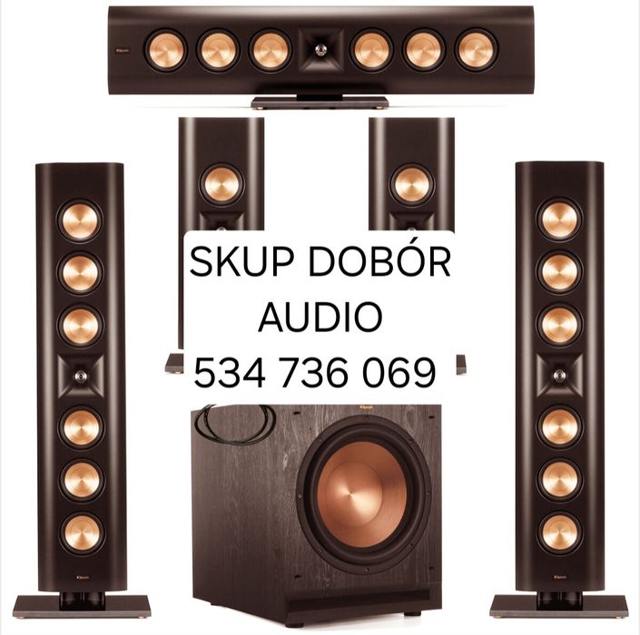 Kino domowe kolumny 5.1 amplituner Onkyo Jamo Klipsch Yamaha Subwoofer