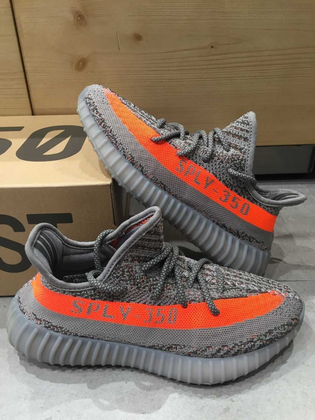 Pomarańczowy|Sportowe-Męskie adidasYeezy UnisexTrampki 43