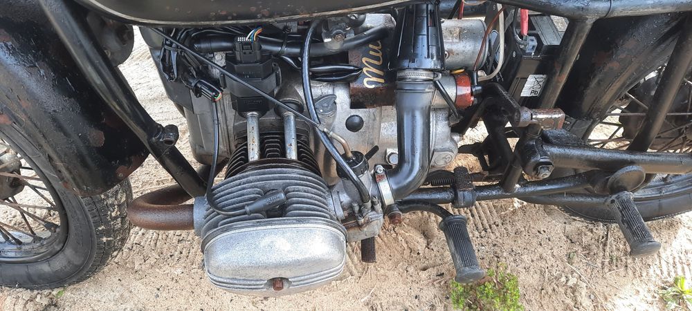 Mota sidecar replica 2ª guerra restauro