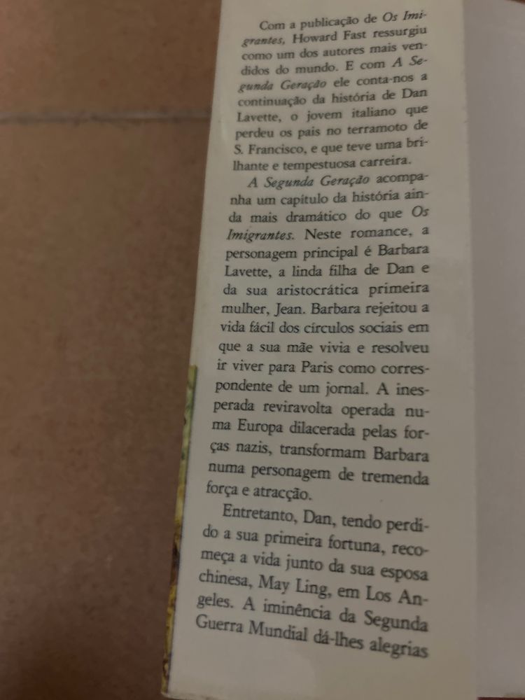 A segunda geração