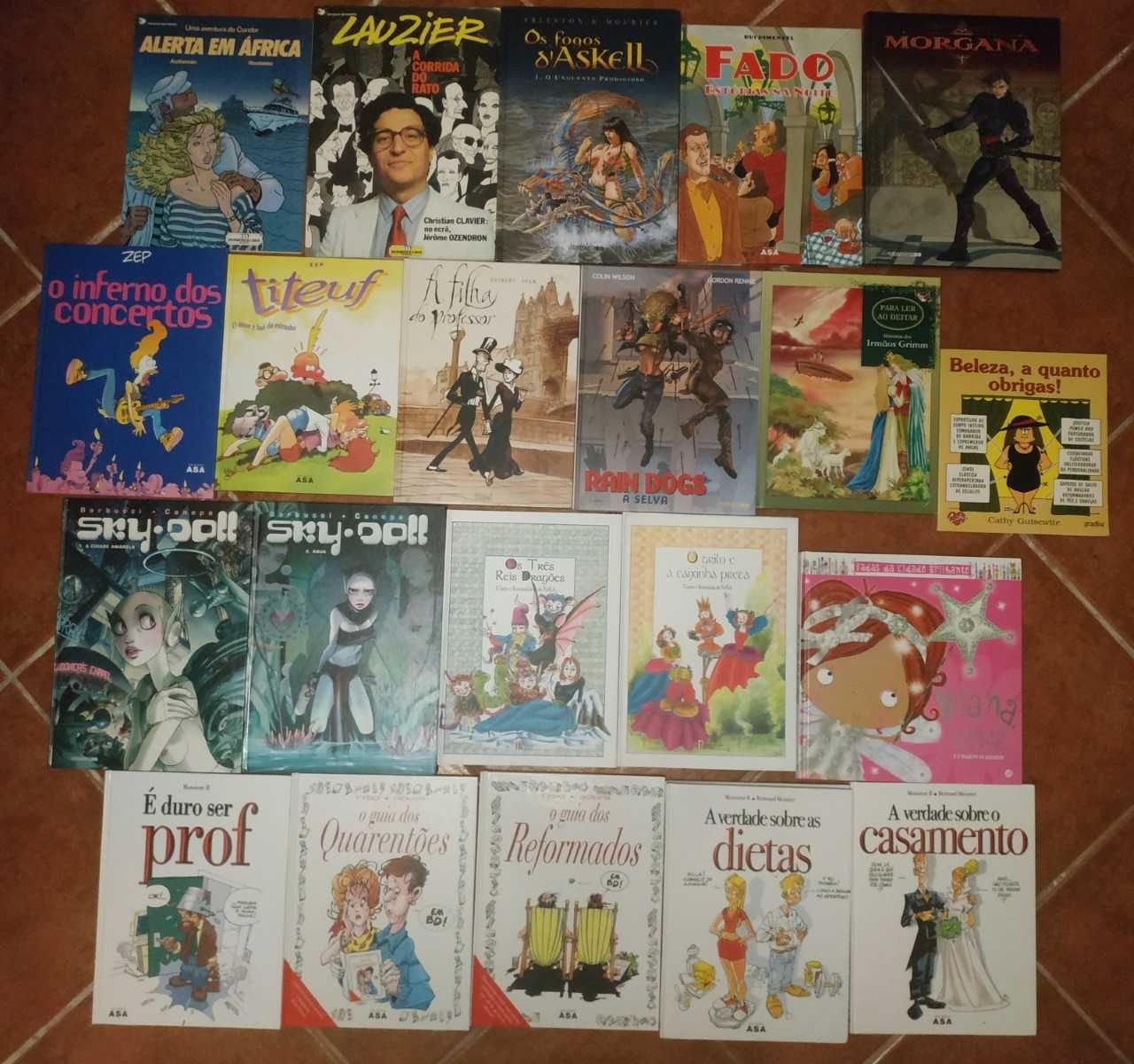 Vários álbuns livros de BD Banda Desenhada a partir de 3€ cada