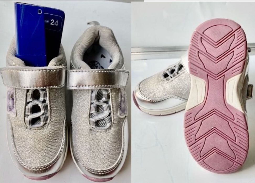 Świecące buty, świecąca podeszwa, Led, brokat, kotek NOWE rozmiar 24