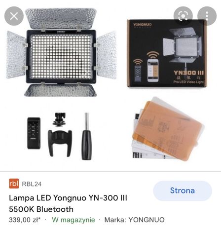 Lampa LED Yongnuo YN-300 III 5500K