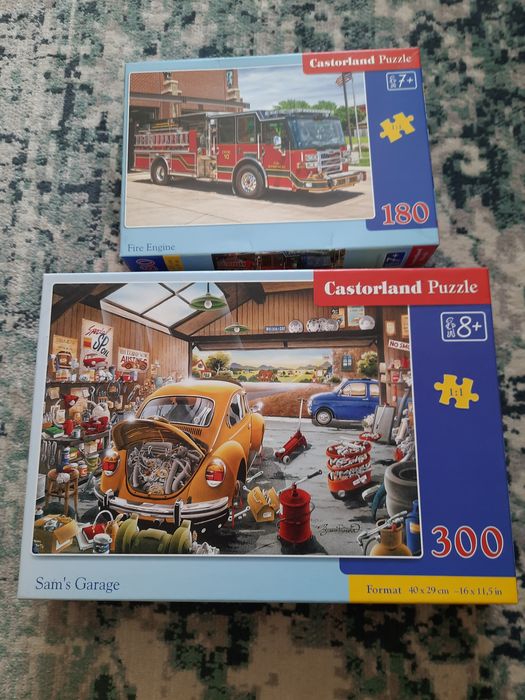 3 pudełka puzzli dla dzieci