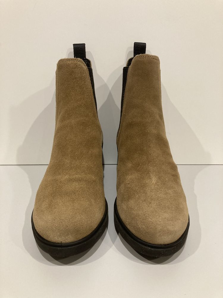 Buty botki damskie Ecco r roz rozm 39 1/2 39,5 Metropole Zurich Camel