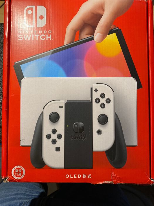 Nowa konsola Nintendo Switch OLED – przerobiona  + karta 256 GB + etui