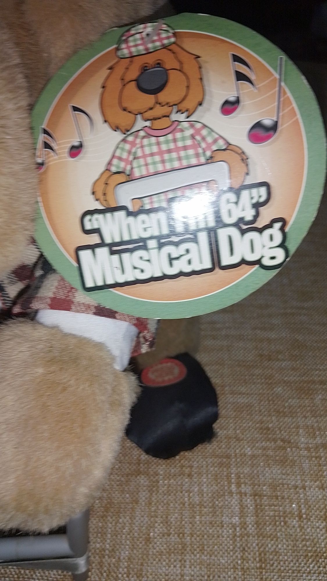 Игрушка музыкальная собака