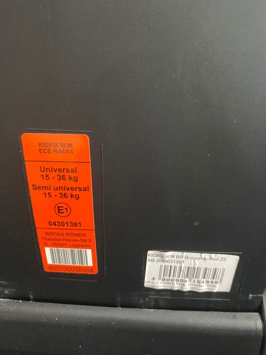 Fotel samochodowy Britax Romer  Kidfix IIIM