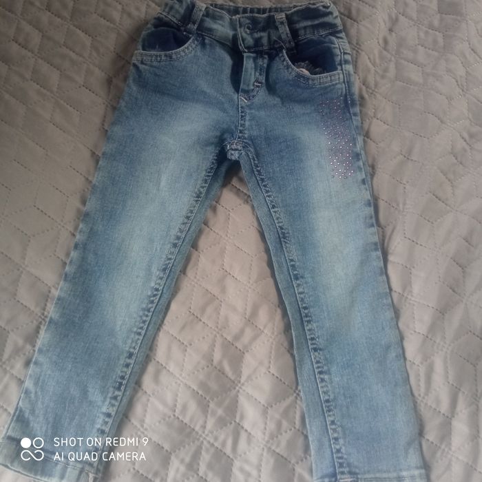 Spodnie dziewczęce jeans rozm 92