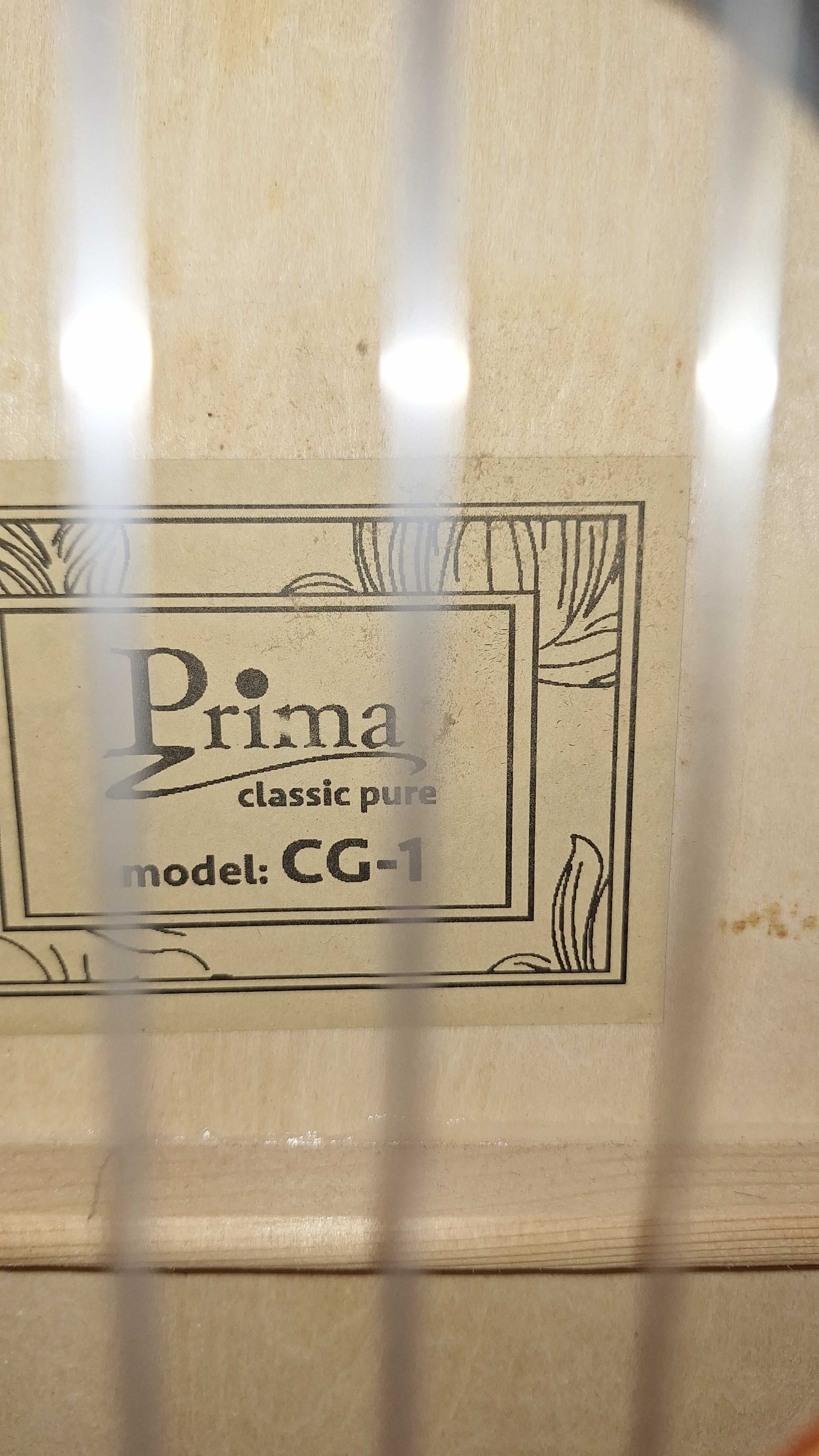 Gitara Prima Classic Pure CG-1 - pokrowiec, stojak, książki w cenie