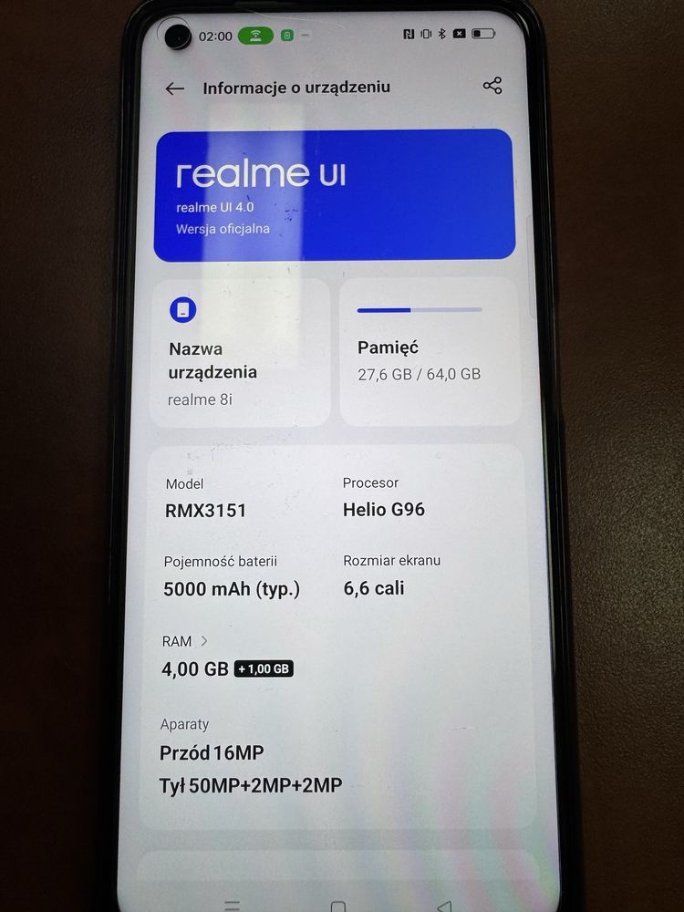 Telefon Realme 8i RMX3151, 64 GB