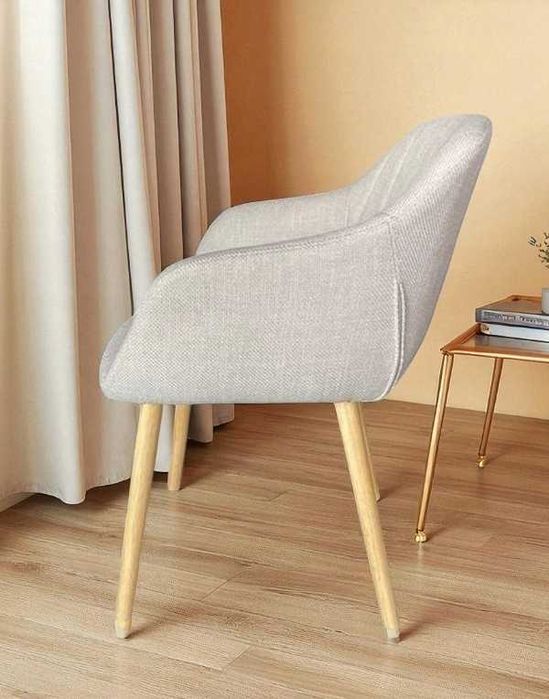 Krzesło fotel z podłokietnikami hoker taboret stołek Adslev Jysk 2szt