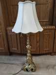 Lampa stojąca mosiężna masywna Vintage