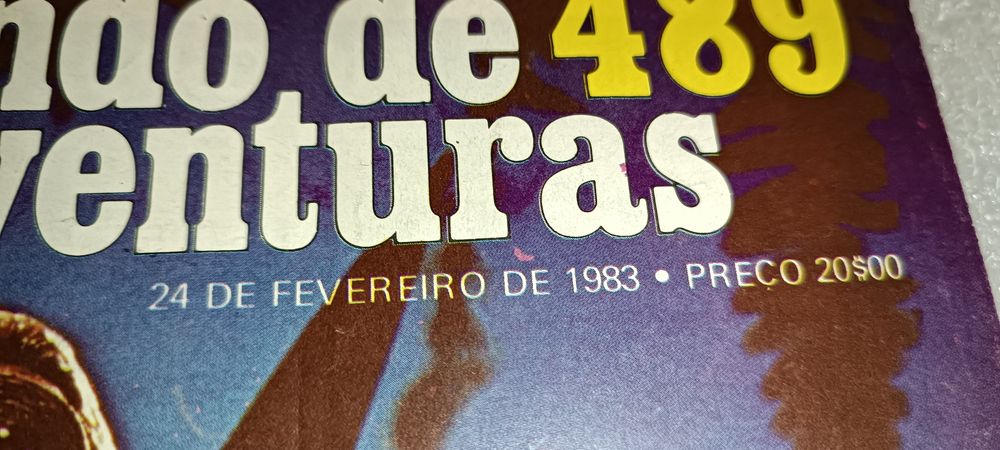 Antiga revista mundo de aventuras 1983