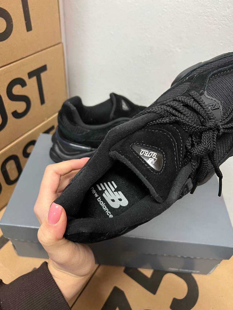 Кроссовки New Balance 9060 black / Нью Беленс 9060 черные 38 39 40