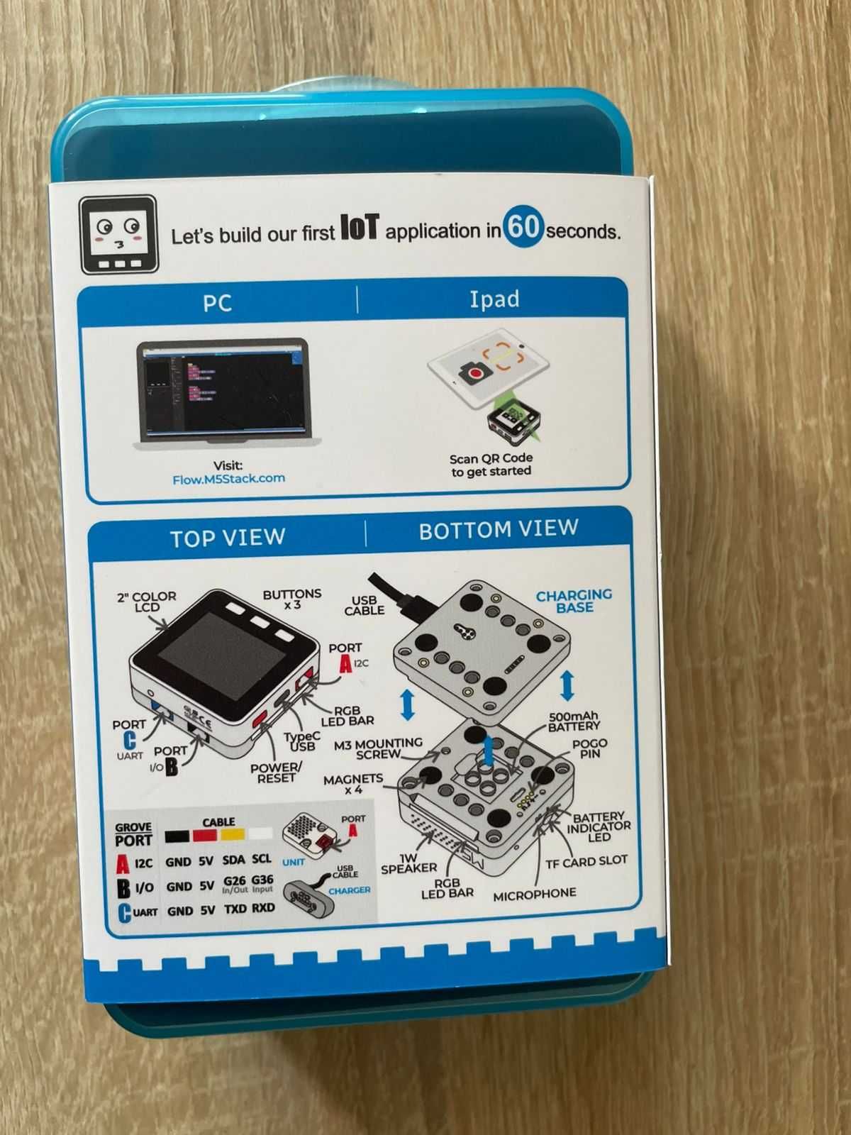 M5Stack M5GO It Starter Kit V2.7 стартовий набір для розробки