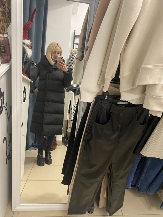 Пальто, плащ, куртка довга зимова