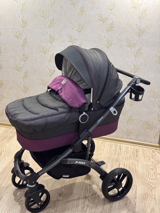 Коляска 2в 1 EI camino ME 1021-9 B-Move grey purple