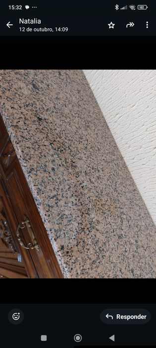 Mobília de sala em madeira maciça de nogueira