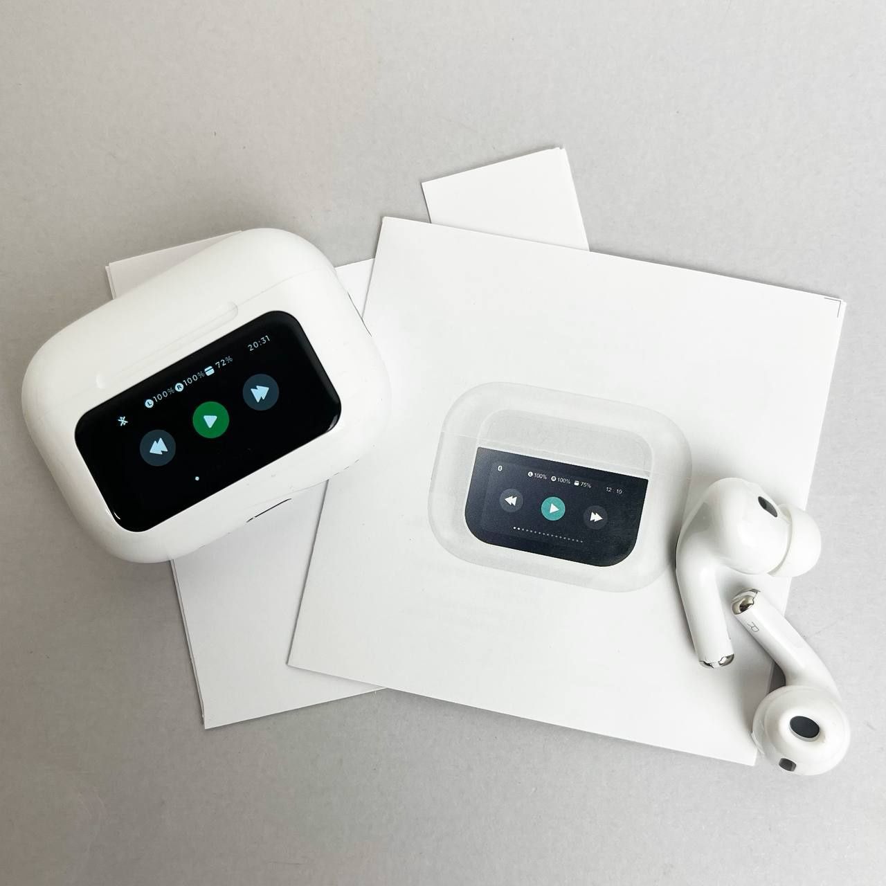 Купити безпровідні Bluetoothі навушники AirPods Pro 2 здисплеєм ХІТ202