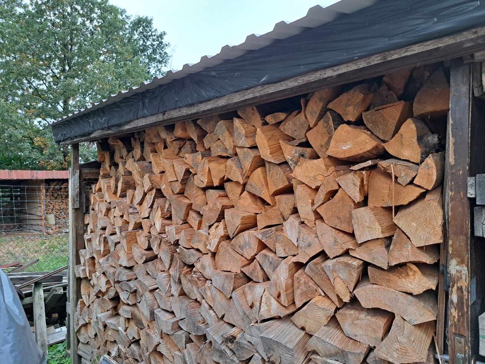 Suche drewno sezonowane sosna brzoza