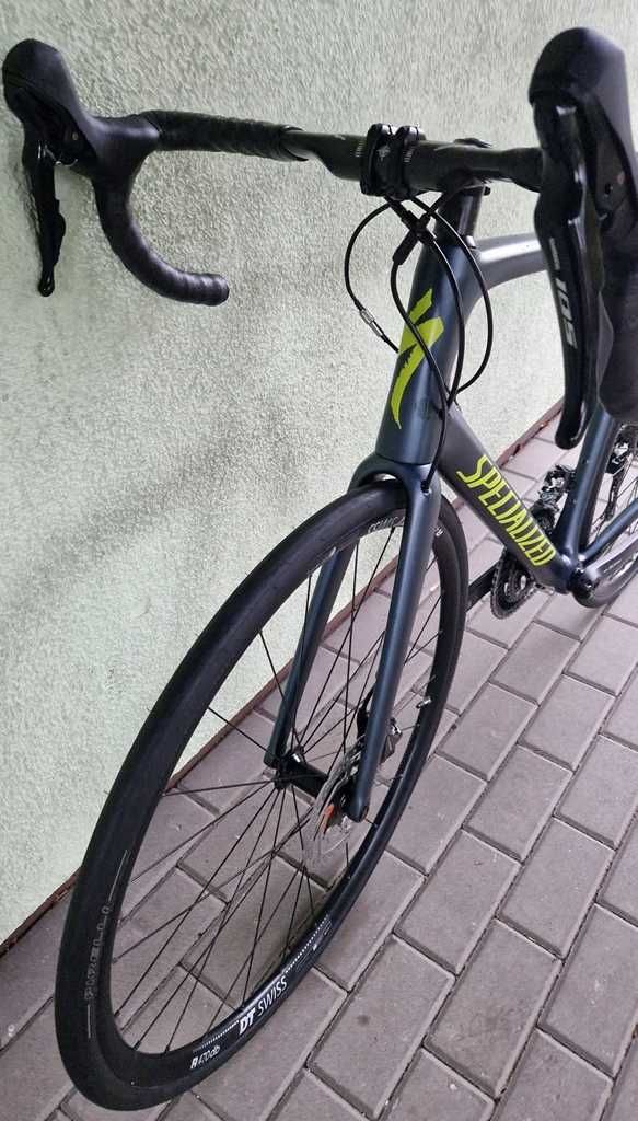 SPECIALIZED tarmac SL6 DISC 105 2x11s DT SWISS sztywne osie r58