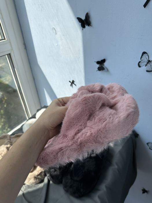 Нові пухнасті капці, тапки