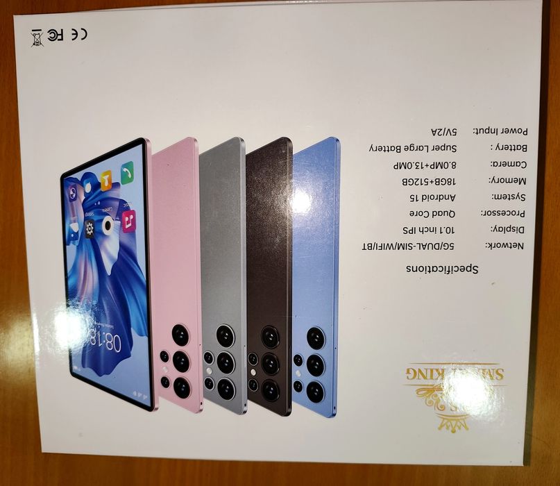 Tablet SMART KING Tab S25 Ultra Pro – Azul, Como Novo, Sem Us