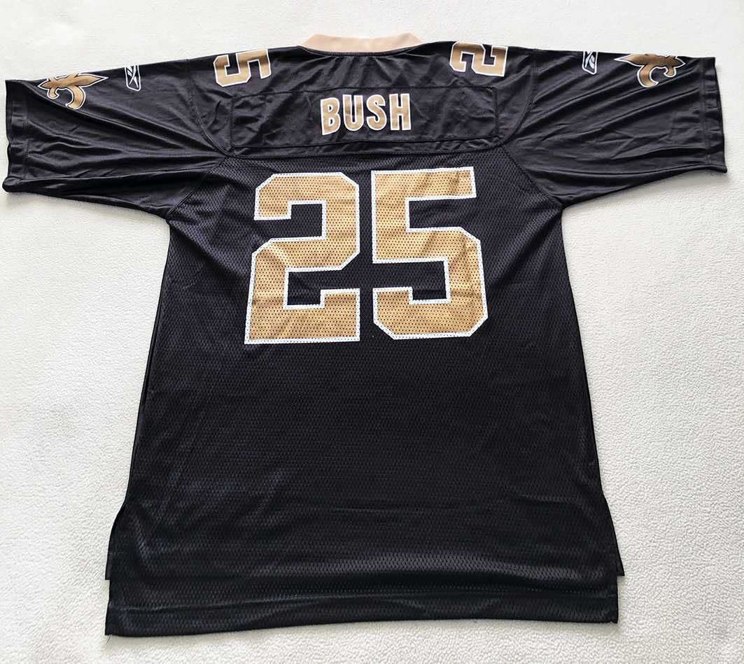 Camisola Reebok New Orleans Saints NFL Rafael Bush #25 Preta Medium M