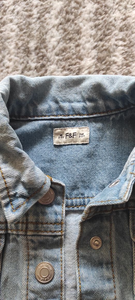 Kurtka jeansowa F&F rozmiar 98