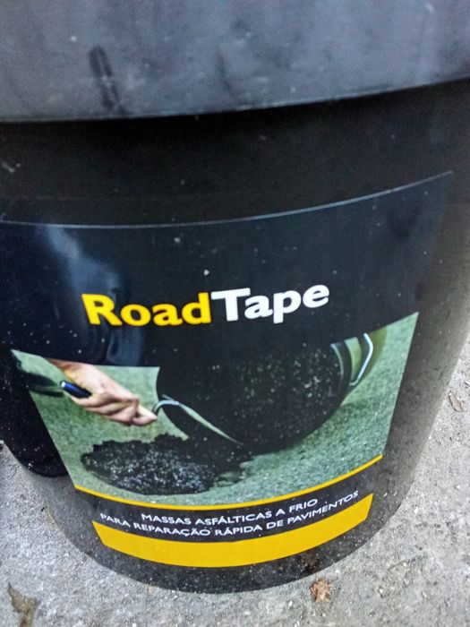 Massa asfáltica a frio de alcatrão