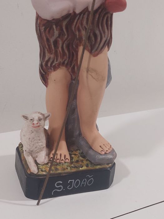 Figura São João - cerâmica