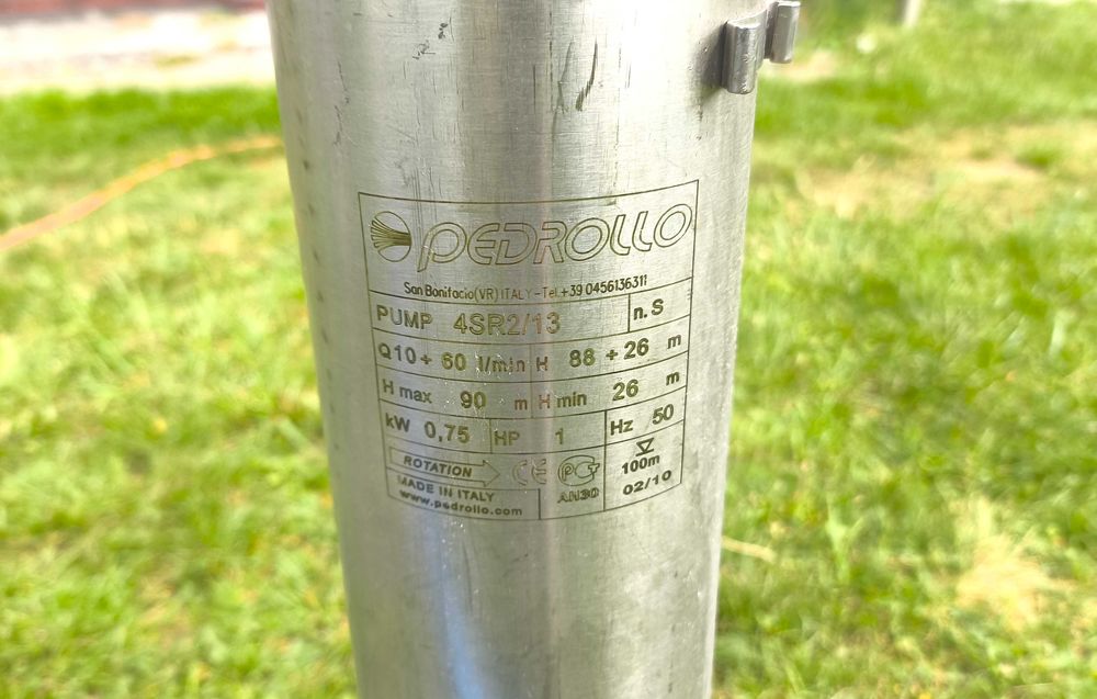 Pompa Głębinowa PEDROLLO 4SR2/13 | 0,75kW | 60L/min | Wysyłka