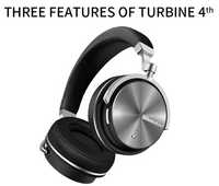 Original Bluedio T4 Turbine Headphone Bluetooth 4.2 fones de ouvido